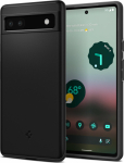 Kaitse&uuml;mbris Thin Fit, Google Pixel 6a, &otilde;huke, must, Spigen