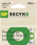 GP Batteries rechargeable batteries R03/AAA Ni-MH 950mAh blister 4szt. GP RECYKO