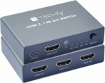 Adapter AV Techly Techly 3-Port Switch HDMI 2.1 8K*60Hz 3x1 z the pilot IR
