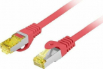 Lanberg PATCHCORD KAT.6A S/FTP LSZH CU 0.5M RED FLUKE PASSED LANBERG