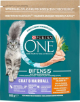 PUI PURINA One Bifensis Coat & Hairball Chicken - dry cat food - 800 g