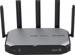 RUIJIE Networks RG-EG105GW-X - Wi-Fi 6 (802.11ax) - Dual-Band (2.4 GHz/5 GHz) - Ethernet/LAN - Schwarz - Grau - Tabletop router