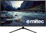 Ernitec 32" POE powered Surveillance, monitor for 24/7 Use, 4K