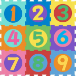 Smily Play Number Foam Mat