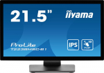 IIYAMA T2238MSC-B1 21.5IN IPS 10P TOUC, 1920X1080 525CD DP HDMI SPEAKER
