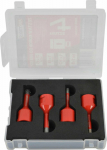 AWTools drill AWTOOLS CROWN SET DO GRESU set.5szt. (2x6mm, 8, 10, mm) W TRUNK DO WORK NA DRY Z WOSKIEM