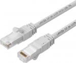 Lanview CAT6A UTP 3m White LSZH, HIGH-FLEX