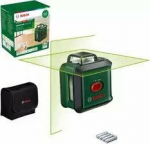 BOS Bosch Bosch cross line laser UniversalLevel 360 (green/black, green laser lines, range 24 meters)