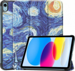 CoreParts Tri-fold Caster Hard Shell, Cover - Starry Sky Style For