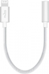 Adapter Puro Lightning to jack 3.5 mm, 15cm, White