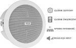 CEILING SPEAKER PA HQM-SOZ1024 10W 100V BIAŁY