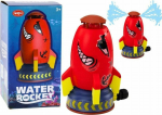 LeanToys Water Rocket Sprinkler Launcher Shark Red