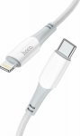 Kabel USB Hoco USB-C - Lightning 1 m White