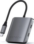 Satechi 4-Port USB-C - adapter PD:with, star grey