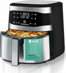 Heinrichs Fryer Hot Air Fryer Heinrich's HFR 8205 Black Silver 1800 W 8 L