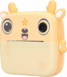 Digital Camera ExtraLink Zestaw | Thermal printer EPP-006 Yellow + Thermal paper 3 roll | fawn