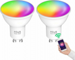 Nous P8 WiFi Smart Bulb RGB GU10 Tuya (2 pcs)