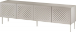 Cama MEBLE RTV cabinet SIENA 200x40x60 cashmere matt