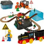 RoGer Train with railway and accessories 55pcs
