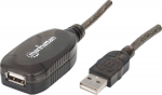 MANHATTAN USB-Repeater Kabel USB 2.0 A -> A St/Bu 20.00m si retail