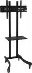 TECHLY Mobile TV stand/trolley for LED/LCD/PDP 32-70inch 40kg with shelf
