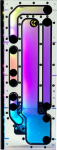 Stealkey Customs SK-Crossflow for Lian Li - O11D XL Evo Distroplate D5/DDC - Acryl
