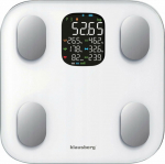 WEIGHT BATHROOM Z MEASURING FAT TISSUES I BODY COMPOSITION, SMART, BT, KLAUSBERG KB-7855 WHITE