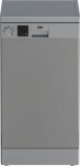 BEKO Free standing Dishwasher DVS05024S, Energy class E (old A++), 45 cm, 5 programs, Silver