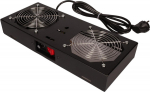 ROLINE ventilation unit - Ventilator - Jet Black, RAL 9005 - 48.3 cm (19")
