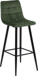 Bar chair CHILLI forest green velvet
