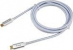 Equip Kabel USB-C3.2->C Gen2 4K PD100W St/St 3.00m wei&szlig;