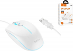 Wired gaming mouse Hoco USB A 2400 dpi GM37 White