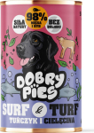 DOBRY PIES Surf & Turf Tuna and veal - wet dog food - 400g