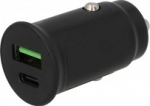 SEEK TOTI 30W Type-C + USB A Car Fast Charger, Black