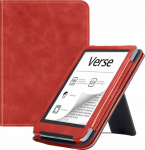 Strado Strap case with handle and stand do PocketBook Verse Pro 629 634 Red