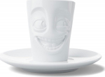 FIFTYEIGHT PRODUCTS FIFTYEIGHT Espresso Mug With handle 80ml - Funny white
