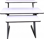 DNA Professional SD3 - Study desk with keyboard shelf, 91.4 cm (black and grey)