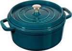 Staub La Cocotte 24cm round La-Mer, Cast Iron