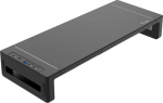 Equip Monitor desk riser 4xUSB-A/USB-C/+ 25Kg schwarz