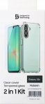 Samsung Samsung by Mobeen case set Clear Cover + tempered glass on Samsung Galaxy S26 - Transparent