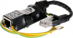 Ewimar Miniature surge arrester for network protection LAN, PTF-51-PRO/PoE/Micro/T w heat shrink sleeve