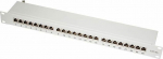 LogiLink Patch panel 19'' 1U 24x RJ-45 Cat.6A Szary (NP0060)