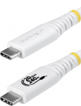 StarTech.com - USB-kabel - USB-C (hane) till USB-C (hane) - USB4 / Thunderbolt 3 / Thunderbolt 4 / DisplayPort 1.4 - 2 m - 4K120Hz support, robust, extended power range (EPR), Support for Power Delivery 3.1, flexibel - vit