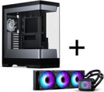 PHANTEKS S2 PC-Geh&auml;use, with 4x 120mm L&uuml;fter, Glacier One 360M25 Gen2 DRGB AiO Wasserk&uuml;hlung