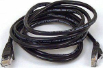 Wentronic CAT FLAT 6-1000 U/UTP black 10m