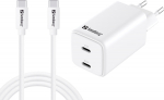 Sandberg AC Charger USB-C PD65W EU 1.5M