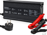 Qoltec Battery charger LiFePO4 12V | 20A | PF 0.9 | LED