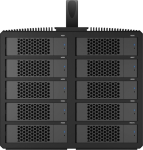 ICY BOX Obudowa IB-3710-C31 10xHDD 2.5"/3.5" SATA, Single Mode, HOST USB 3.2 Gen2, Zasilacz 200W