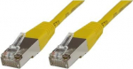 MicroConnect S/FTP CAT6 0.25m Yellow LSZH, PiMF (Pairs in metal foil)