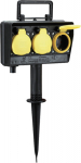 Bachmann 394.175 - 2 m - Outdoor - IP44 - splash-proof - Gr&uuml;n - 230 V